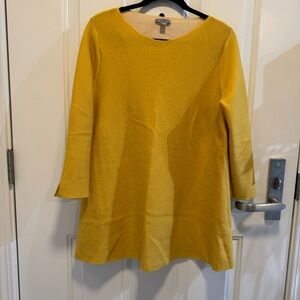 COS Yellow Knit Top